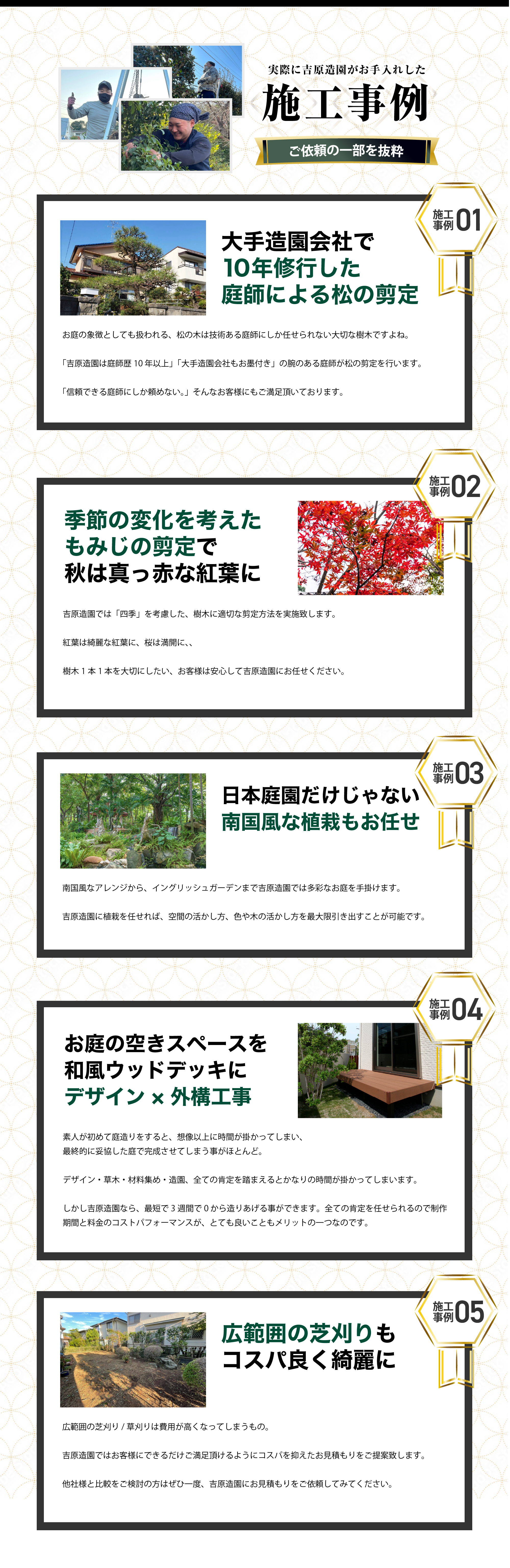 実績